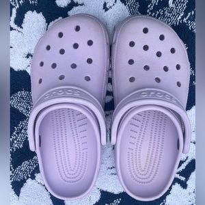 Lavender CROCS only worn a couple times BRAND NAME not off brand